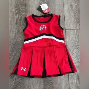 Under Armour university of Utah Red and Black Toddler Outfit